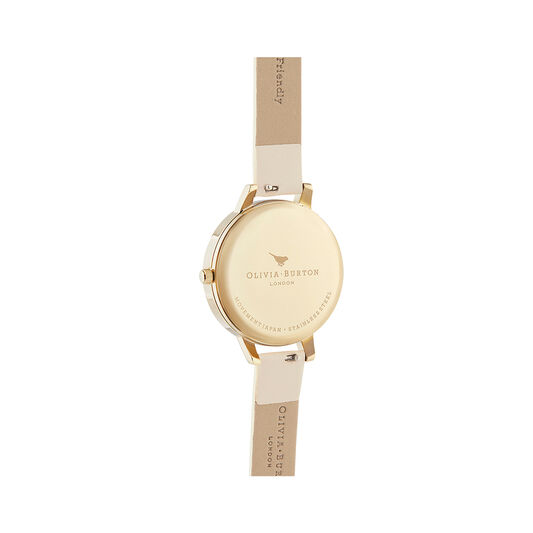 Sunlight Florals Vegan Nude & Gold Watch