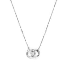 Amity Interlock Silver Tone Necklace