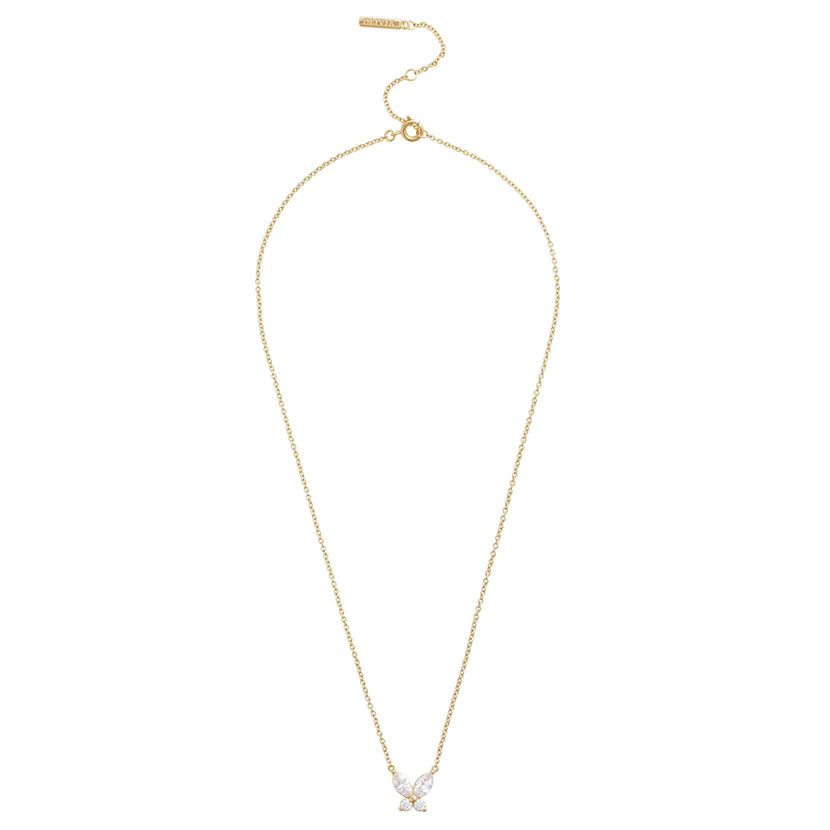Gold Marquise Necklace