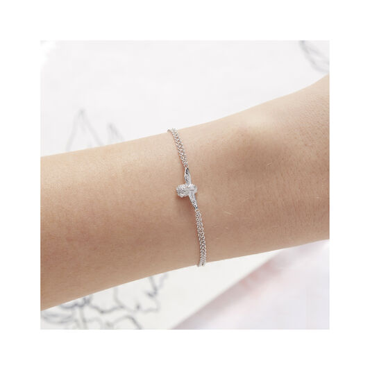 3D Bee Silver Bracelet