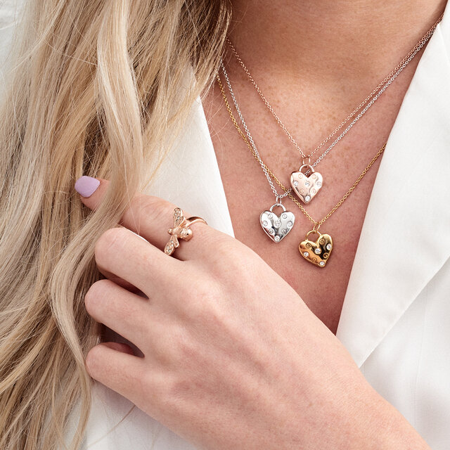 Rose Gold Heart Necklace