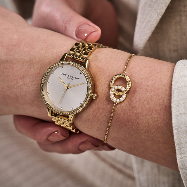 Gold Pearl Bracelet
