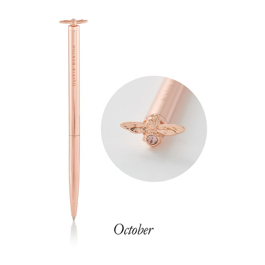 Celebration Bee Pen Rose Crystal & Rose Gold