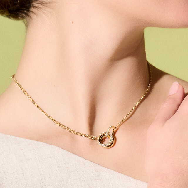 Collier Entwine Or
