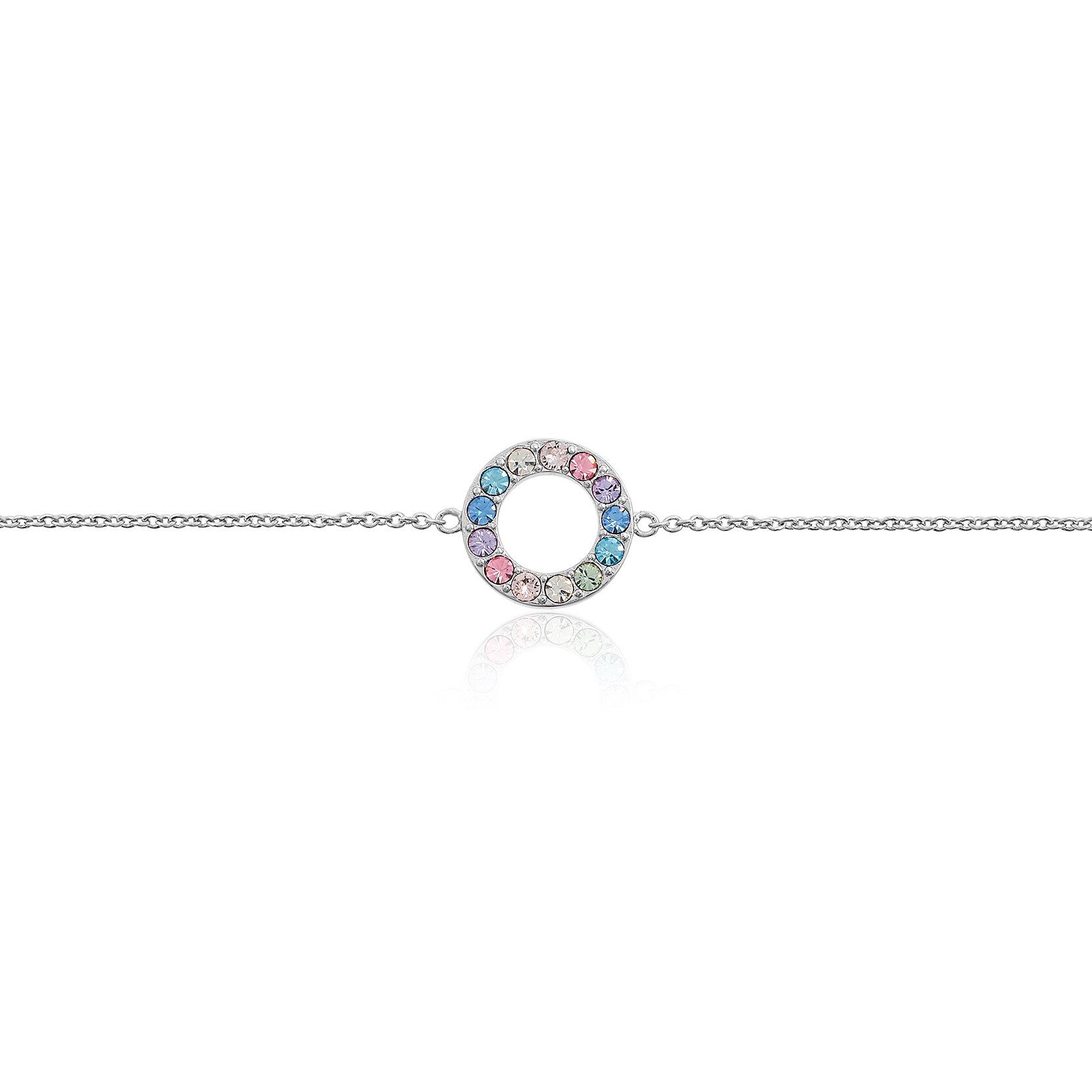 Bracelet Rainbow Halo argent