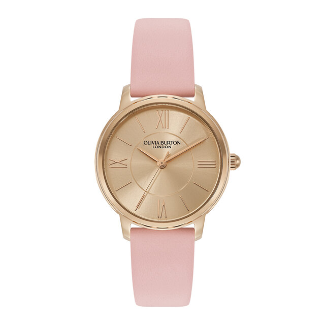 30mm Westbourne Rose Gold & Mellow Rose Leather Strap Watch