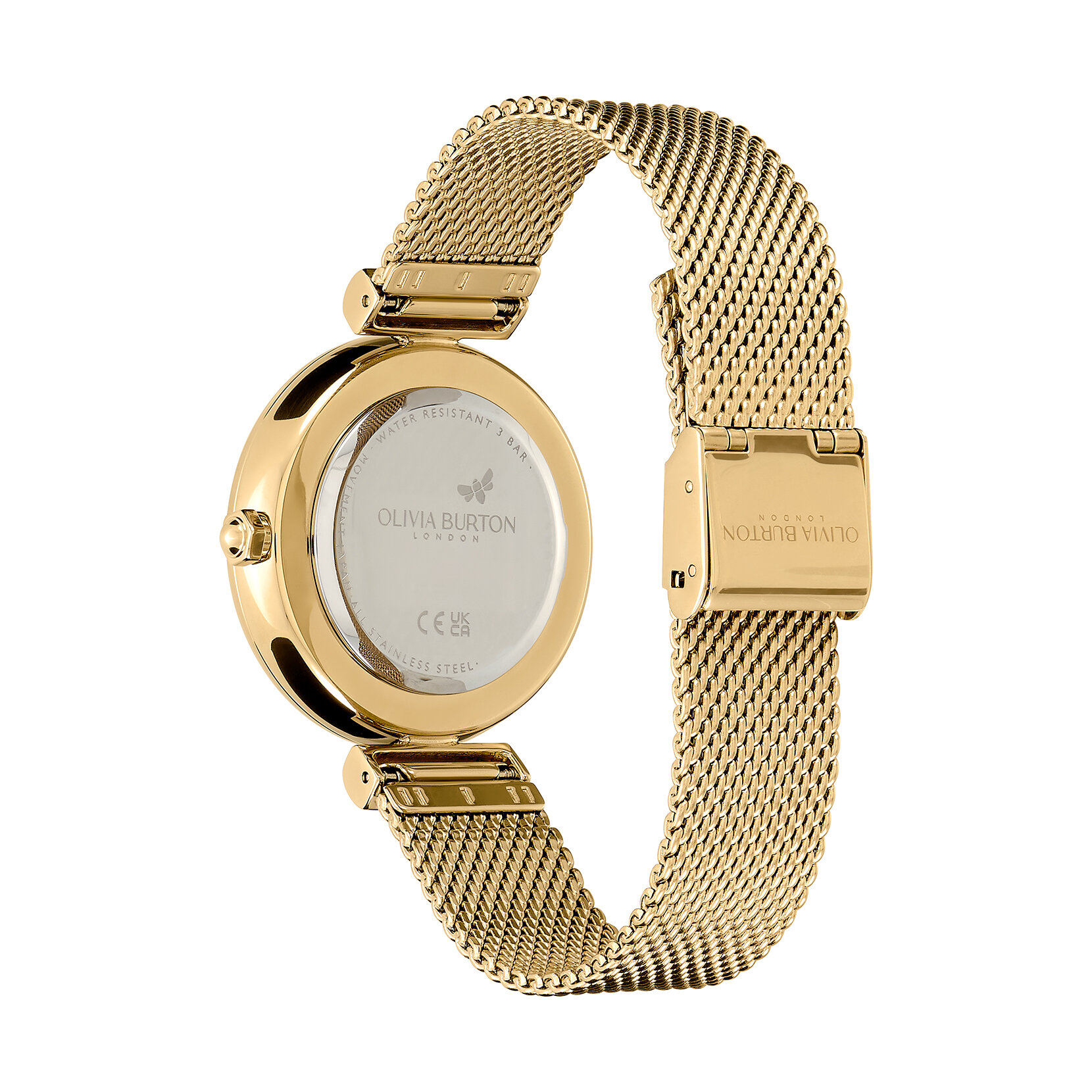 Montre Abeille Minima avec fermoir en T et bracelet milanais Or 36 mm