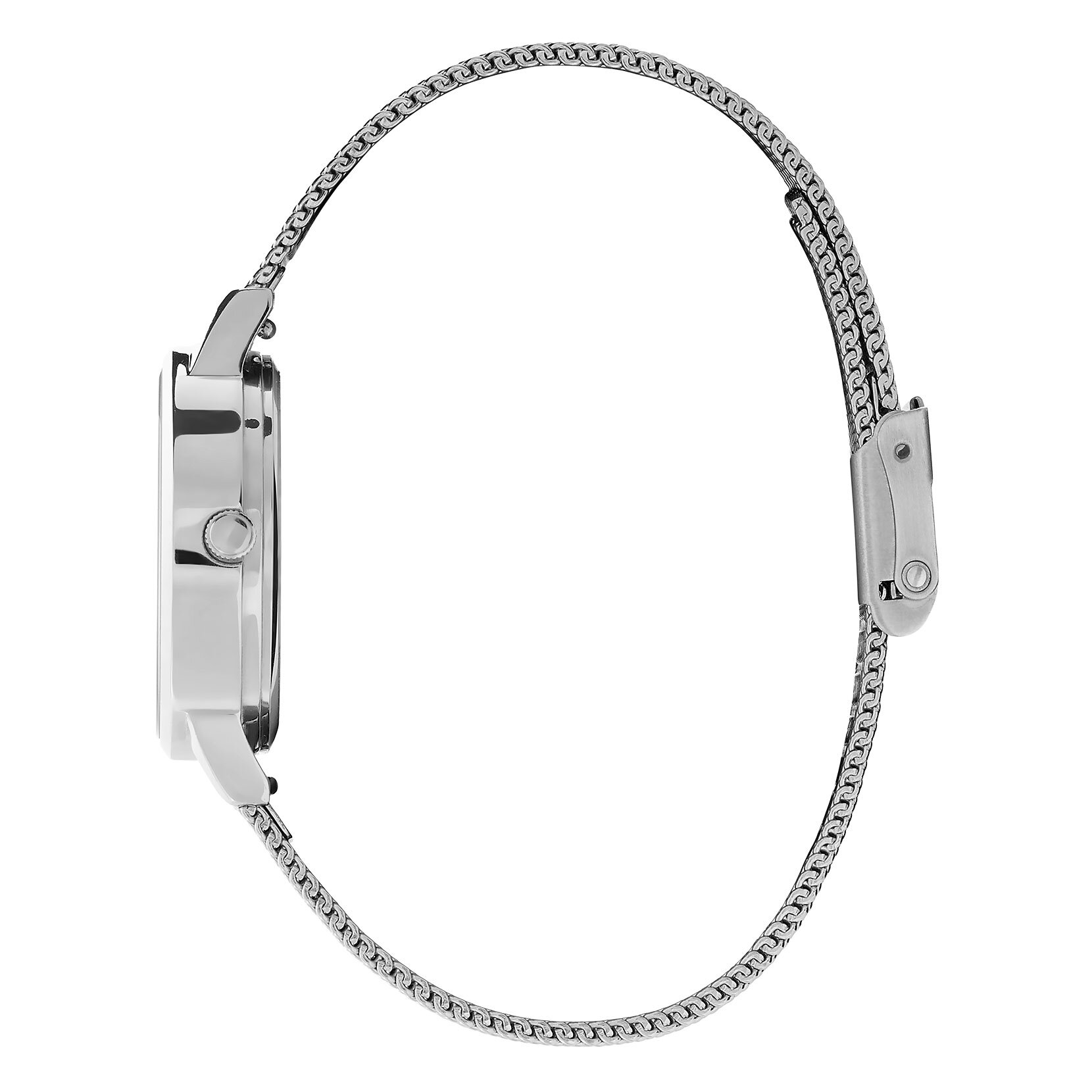 Montre Rainbow Sparkle Wonderland à bracelet milanais argent
