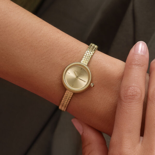 20mm Finery Gold Mesh Watch