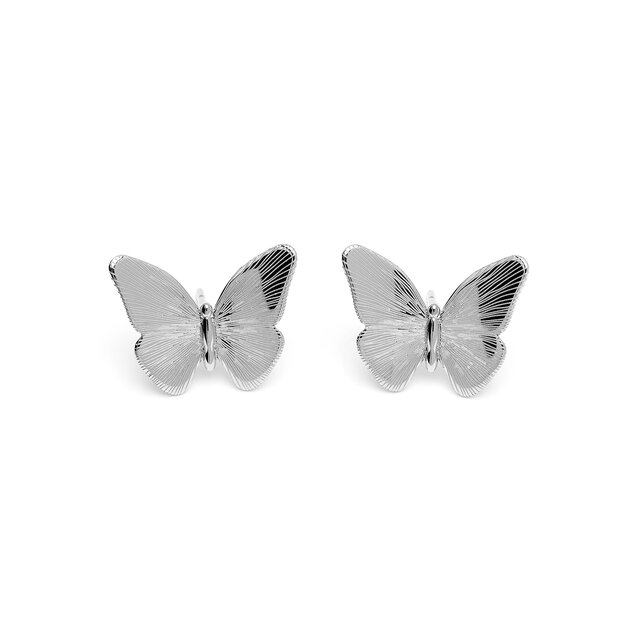 Clous d’oreilles Papillon Argent