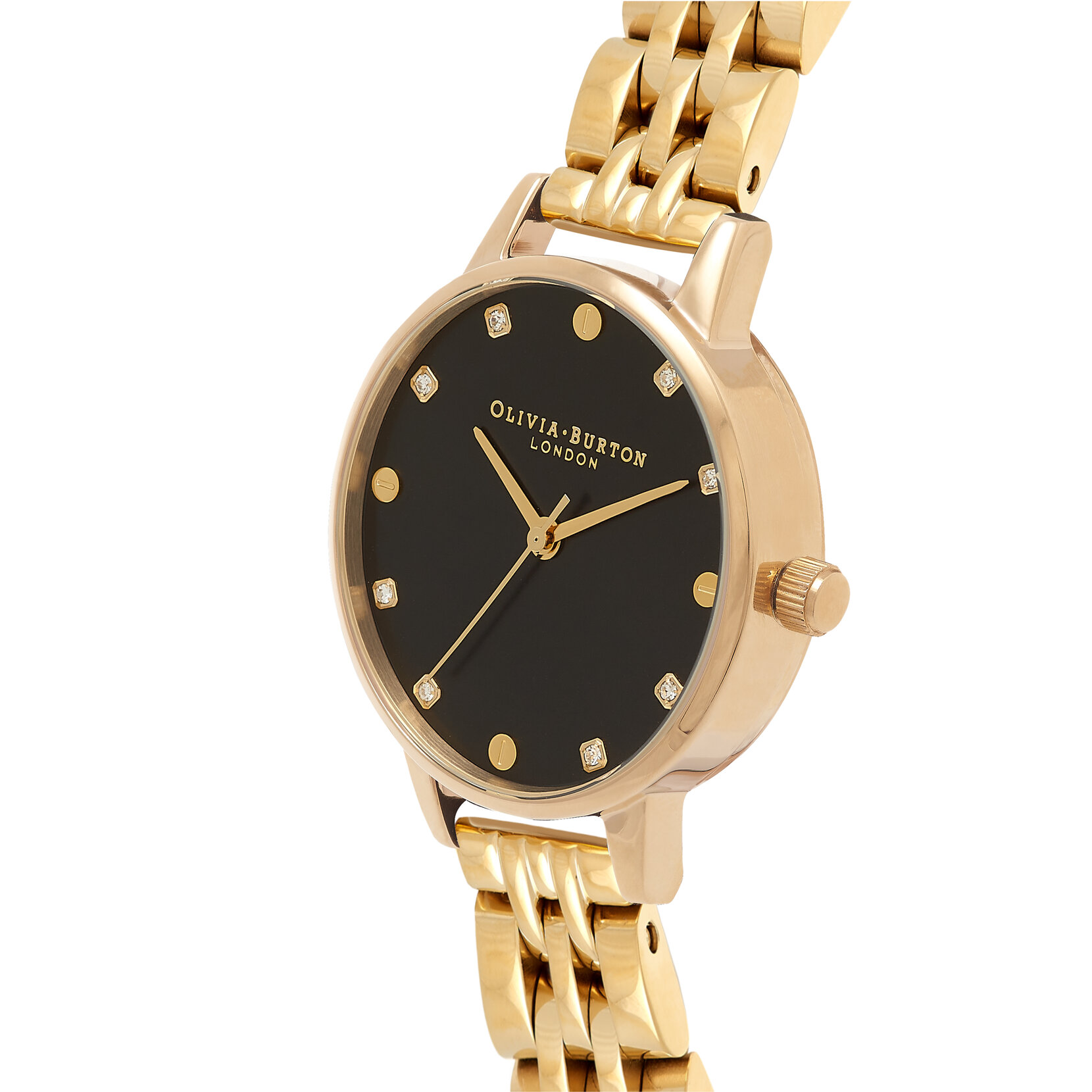30mm Black & Gold Bracelet Watch