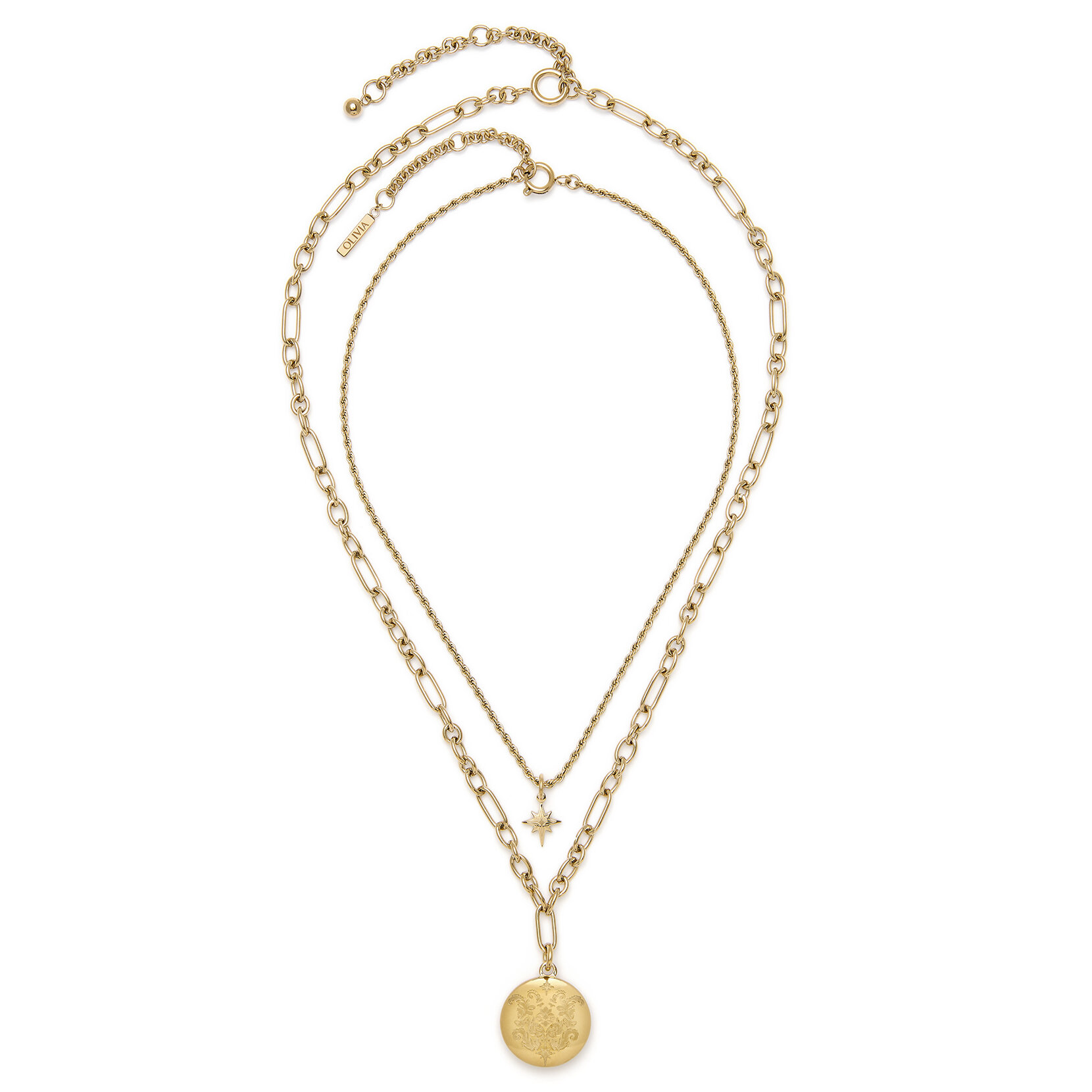 Parure de Colliers Ever Stacked Plaqué Or