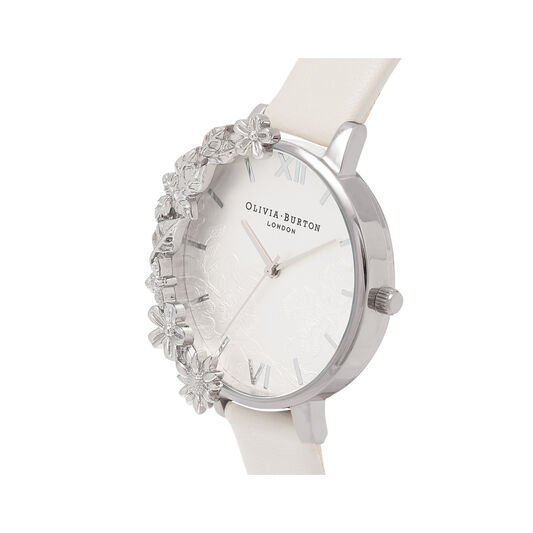 Case Cuff Lace Blush & Silver Watch