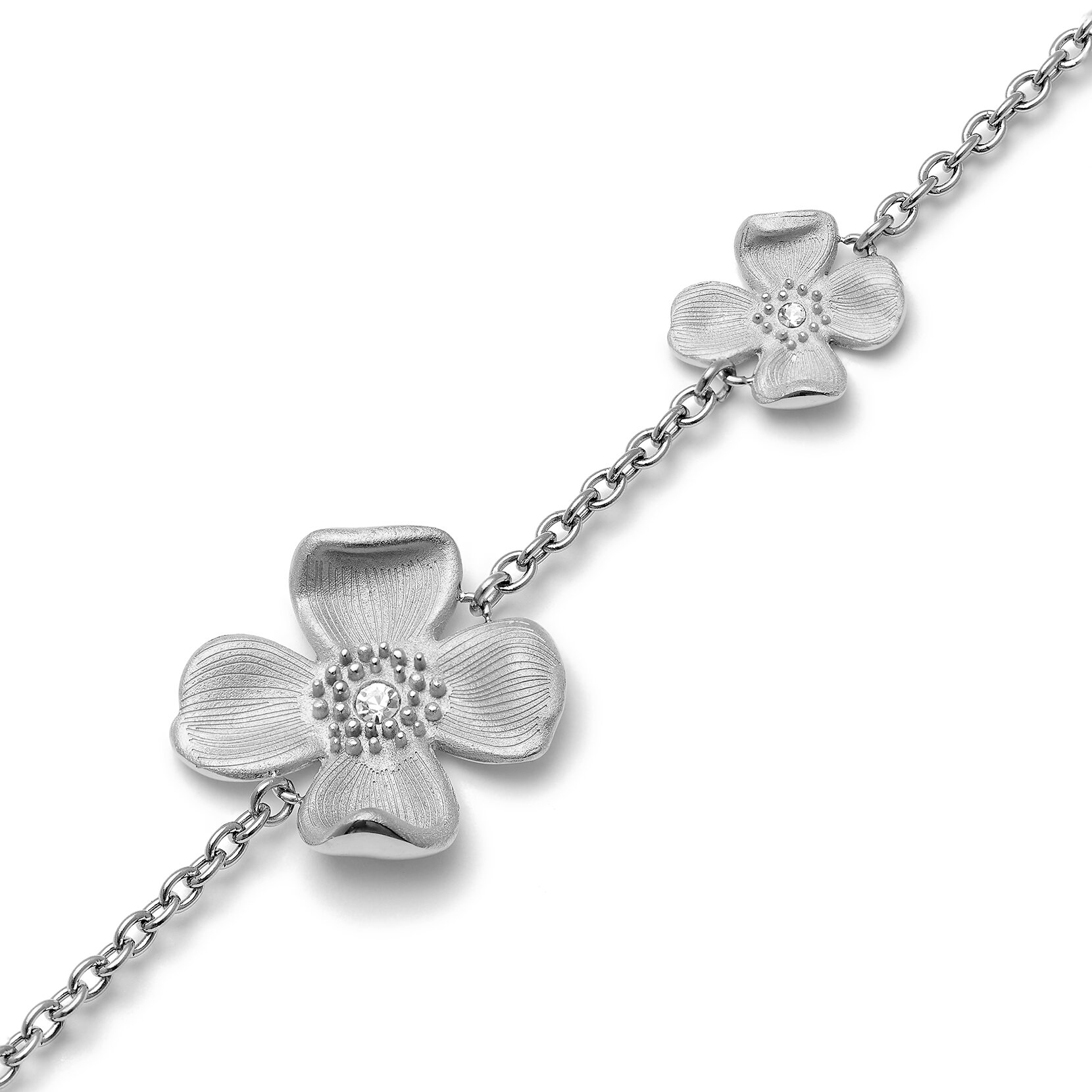 Bracelet Fleur de cornouiller Argent