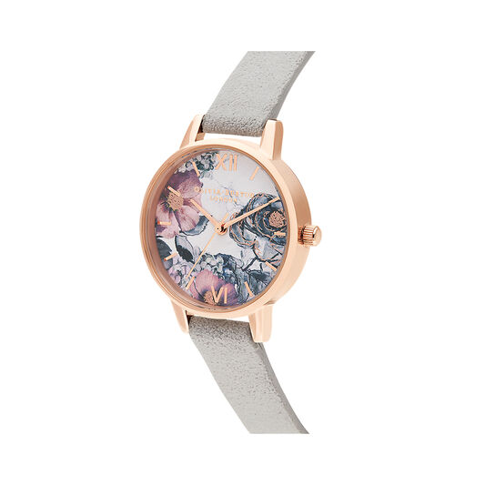 Eco Friendly Grey & Rose Gold Watch