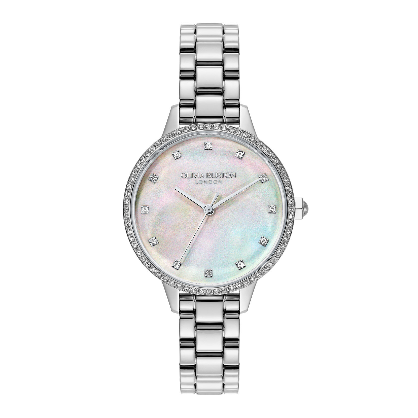 34mm Captivate Mother of Pearl & Silver Bracelet Watch