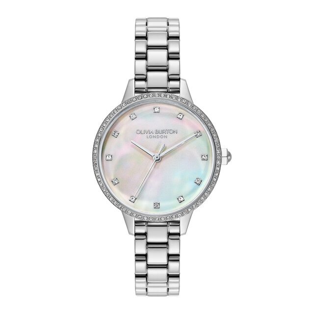 Montre-bracelet Captivate 34 mm en nacre et argent