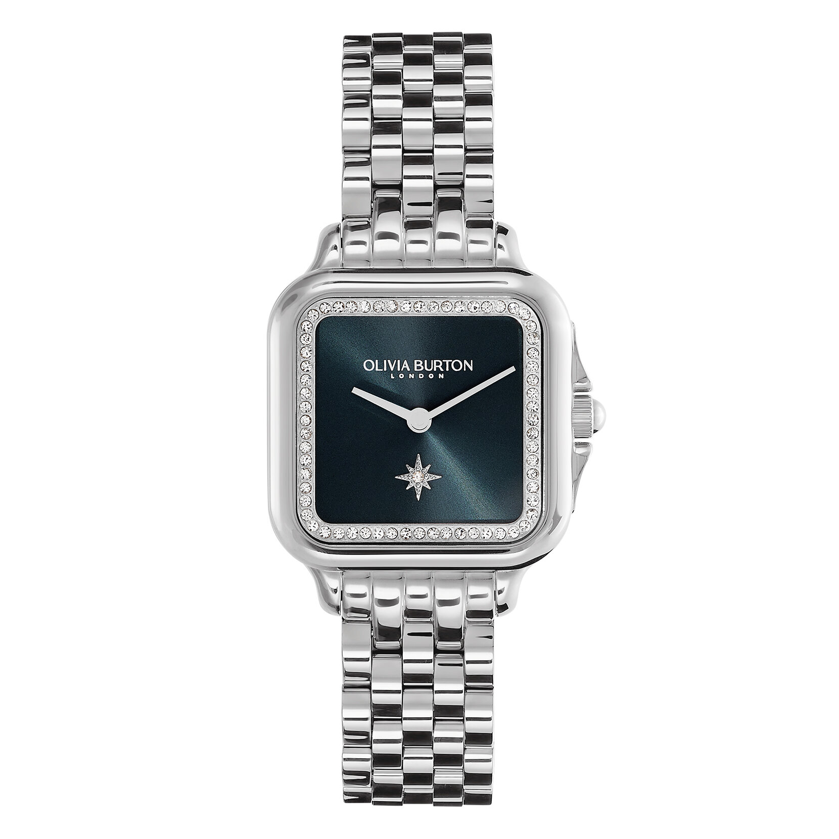 28mm Grosvenor Blue & Silver Bracelet Watch