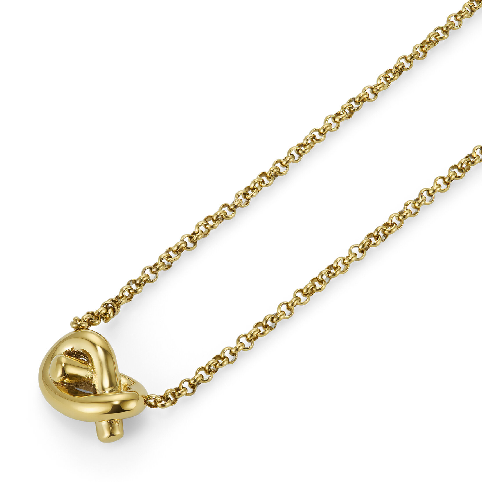 Collier Nœud d’Amour Or plaqué