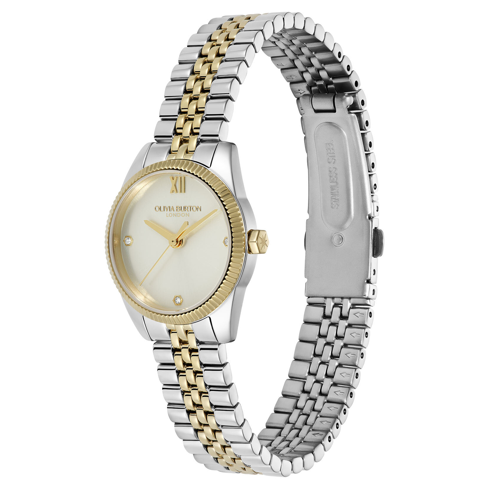 25mm Highbury Ivory & Two Tone Bracelet Watch