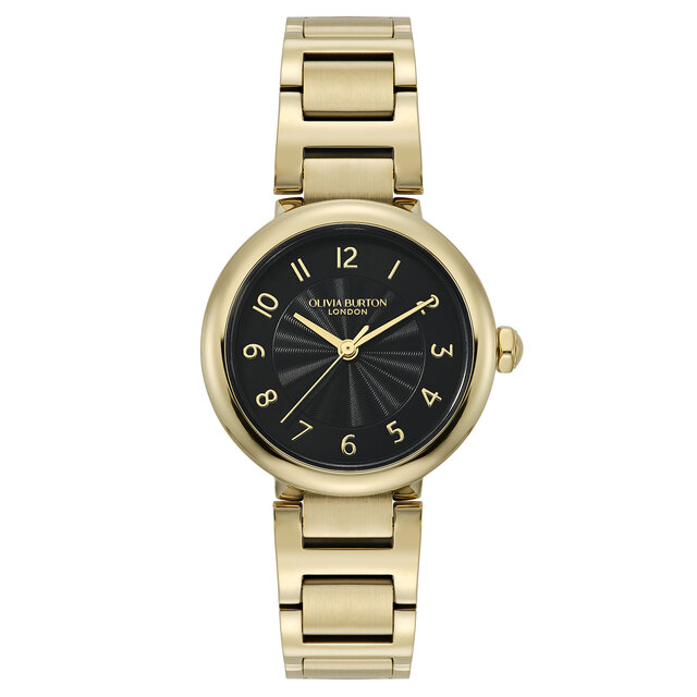 30mm Pembroke Black & Gold Bracelet Watch