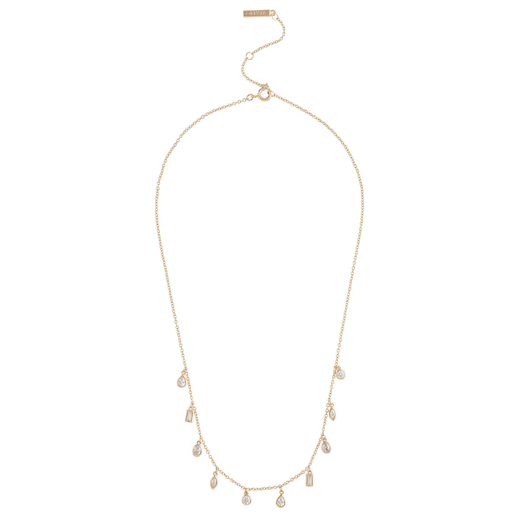 Classics Gold Crystal Charm Necklace | Olivia Burton London