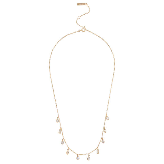 Collier à breloques Classic Crystal or