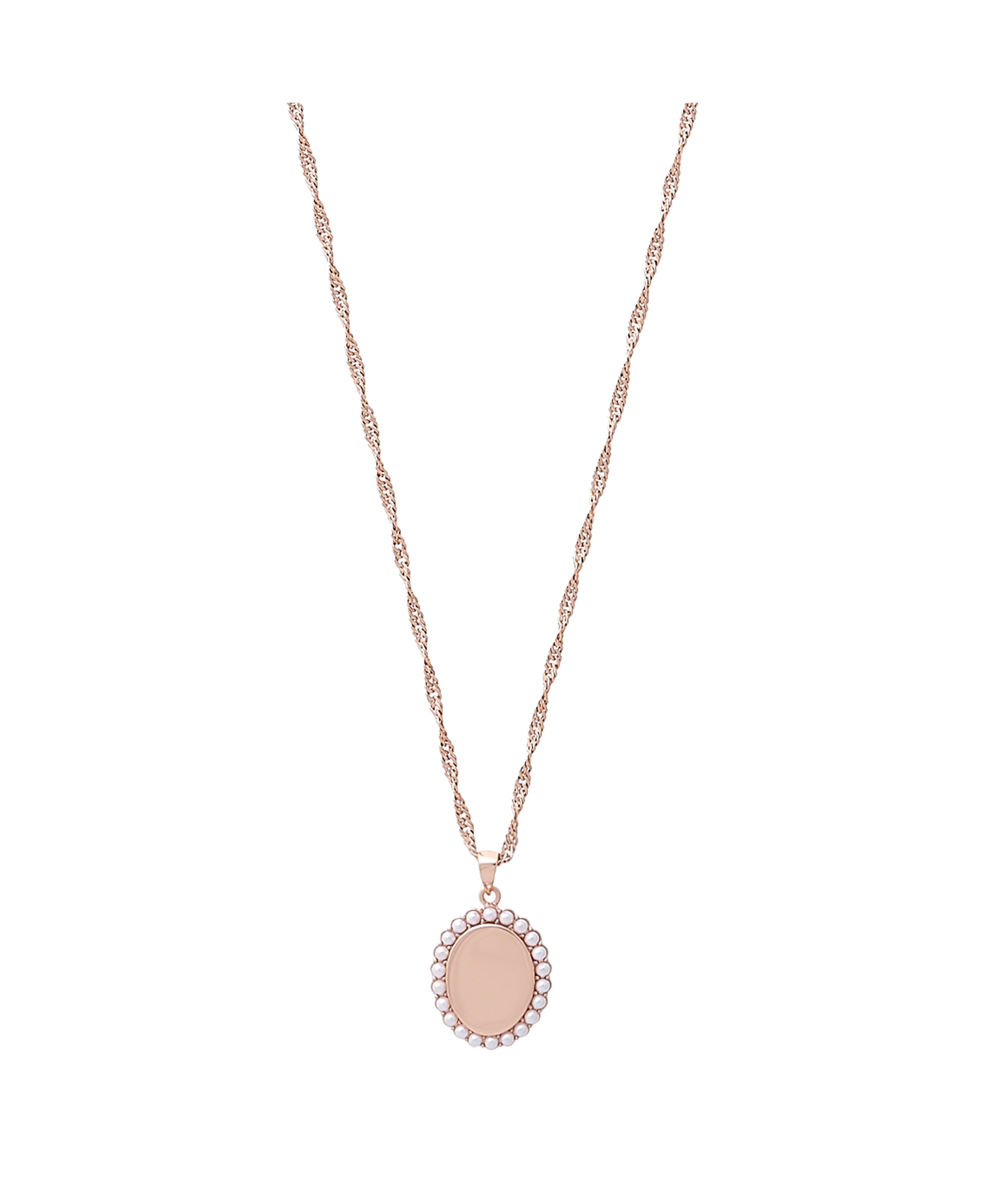 Classics Rose Gold Pearl Pendant Necklace Olivia Burton London