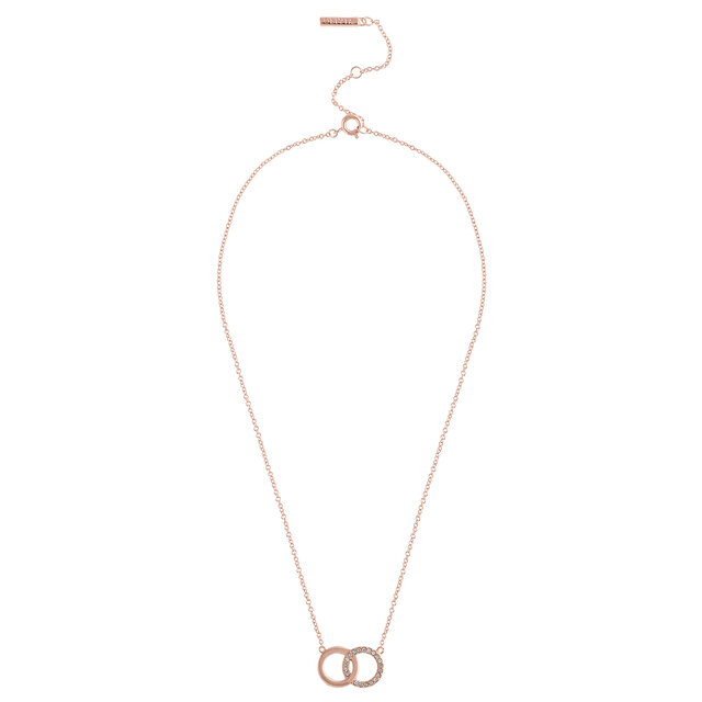 Rose Gold Interlink Necklace