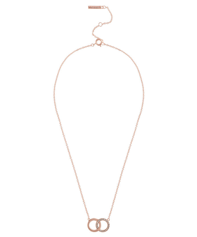 Olivia burton gold interlink necklace clearance