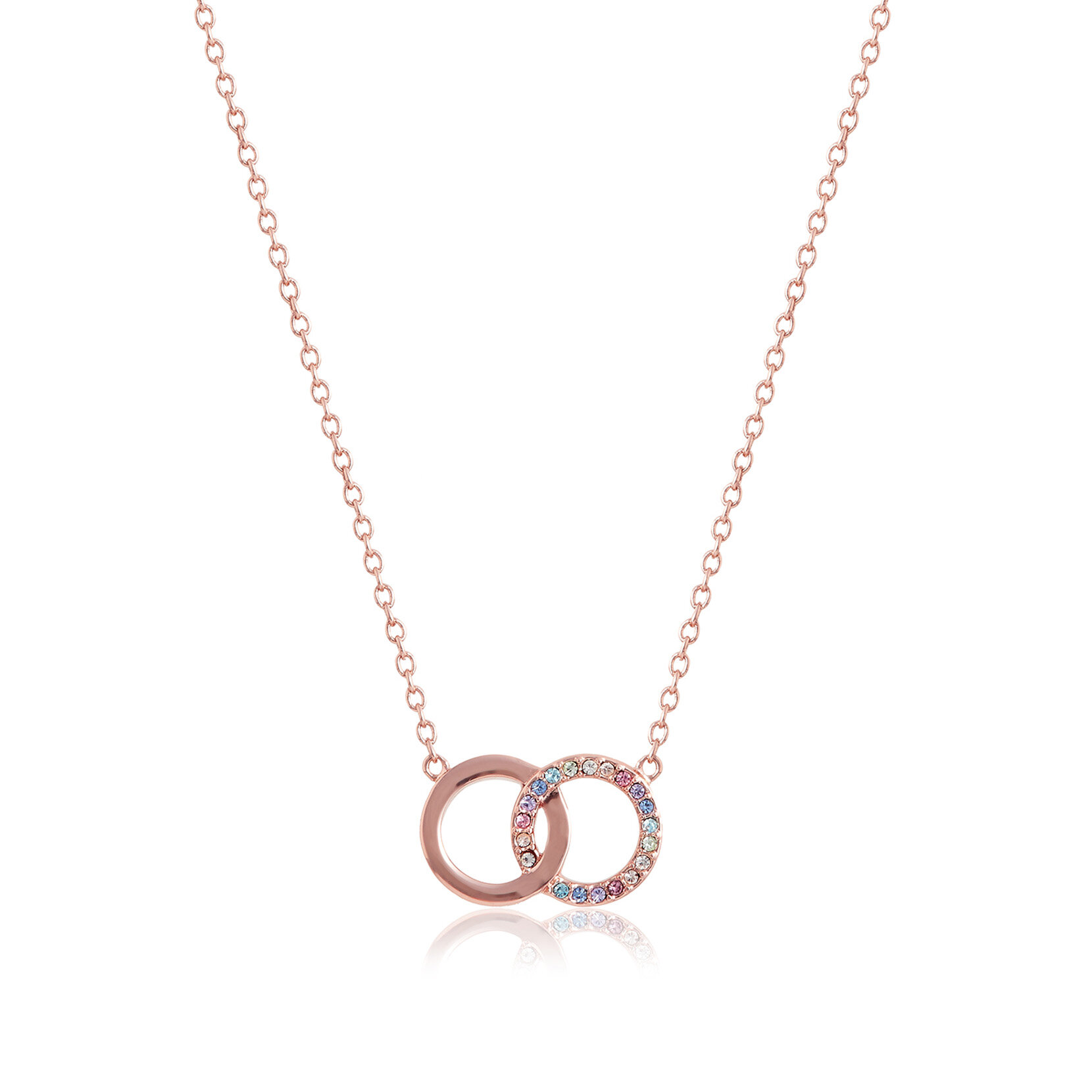 Rose Gold Choker & Interlink Necklace Gift Set