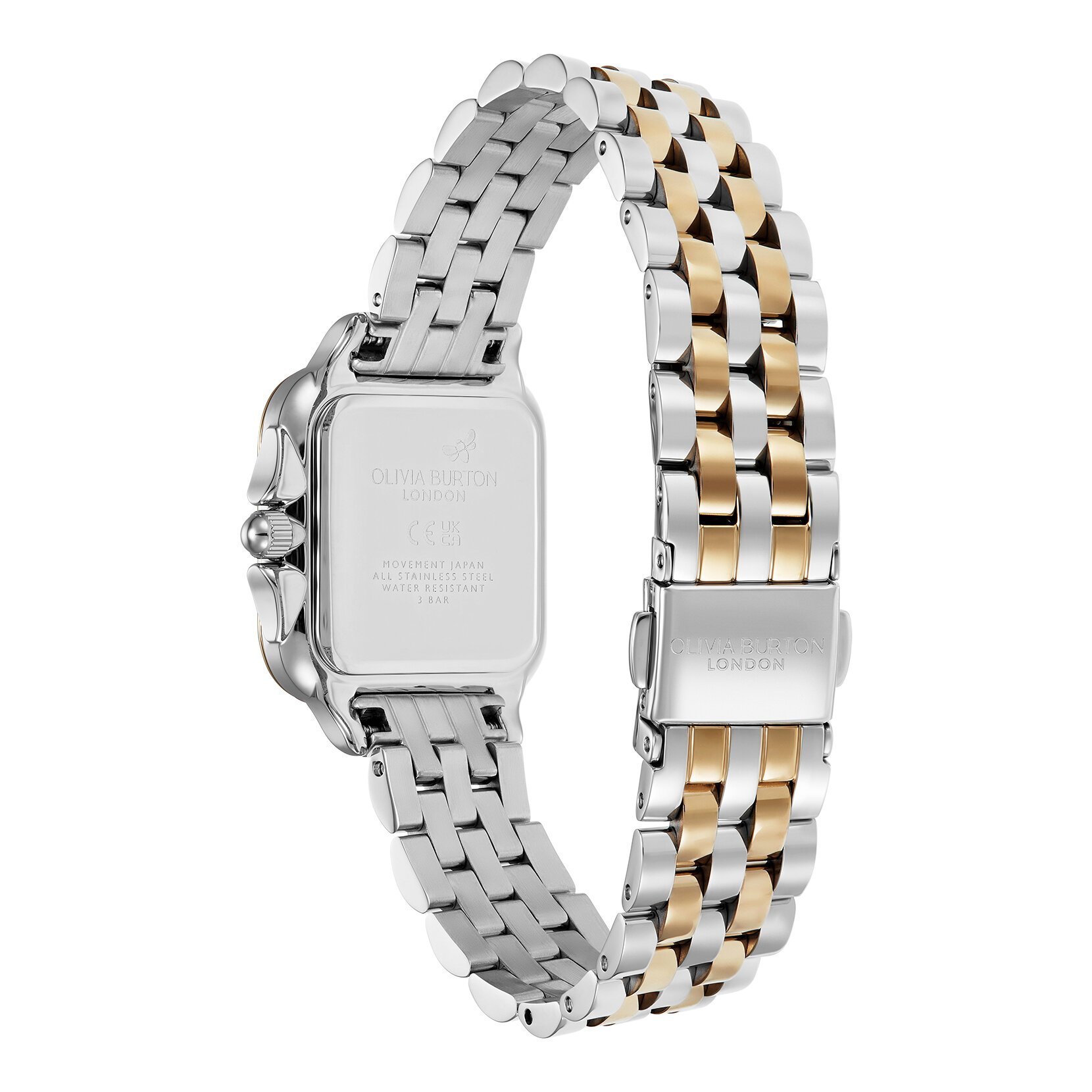 Montre Grosvenor Noir & Bracelet Bicolore 28 mm