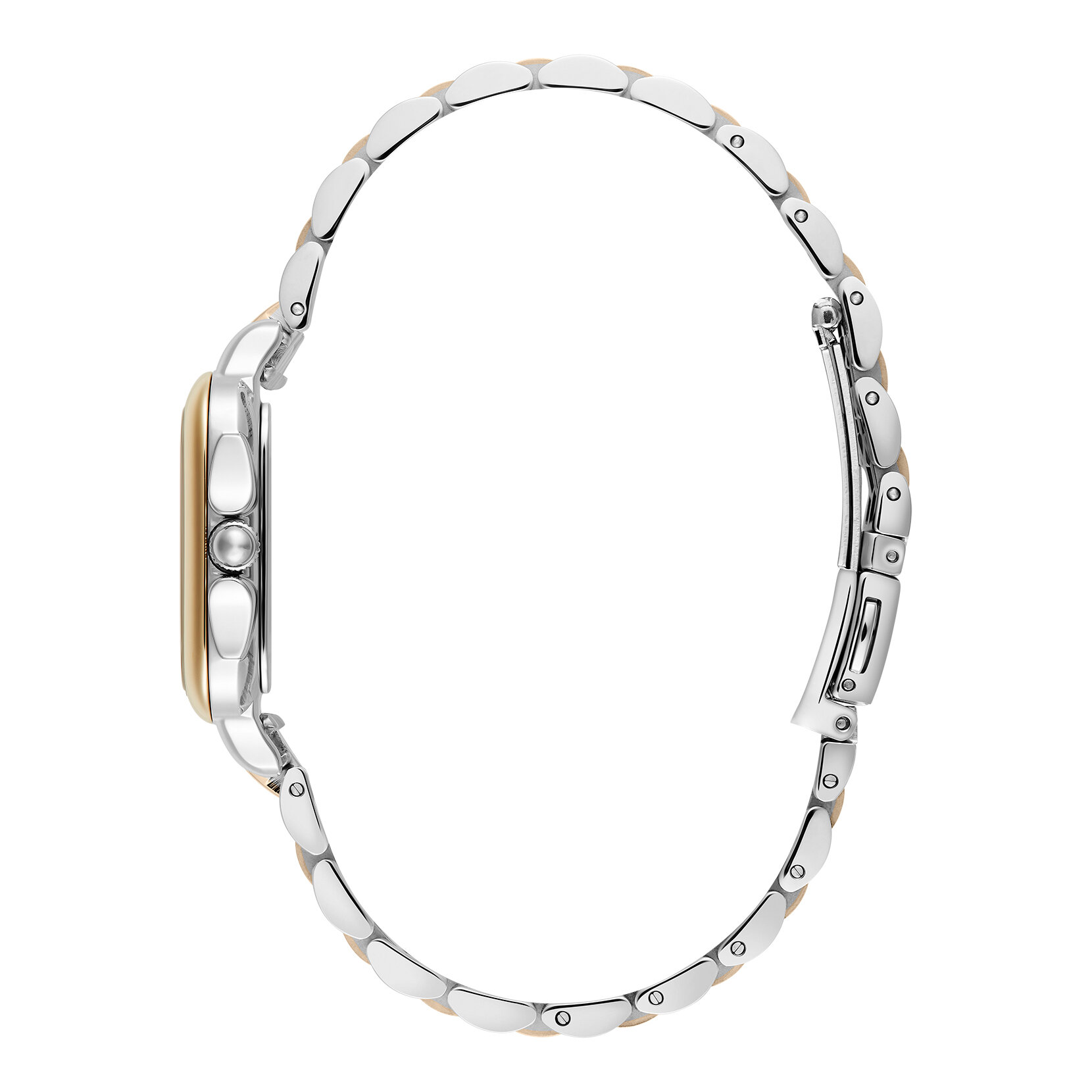 Montre Grosvenor Noir & Bracelet Bicolore 28 mm