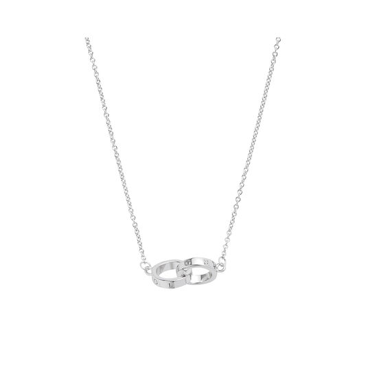 Interlink Silver Necklace