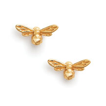 Lucky Bee Earrings Gold