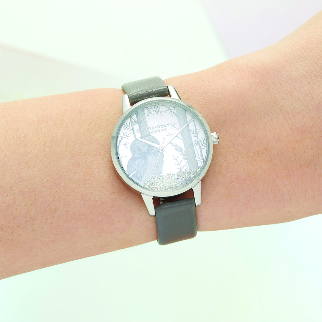 Snow Globe Vegan London Grey Silver