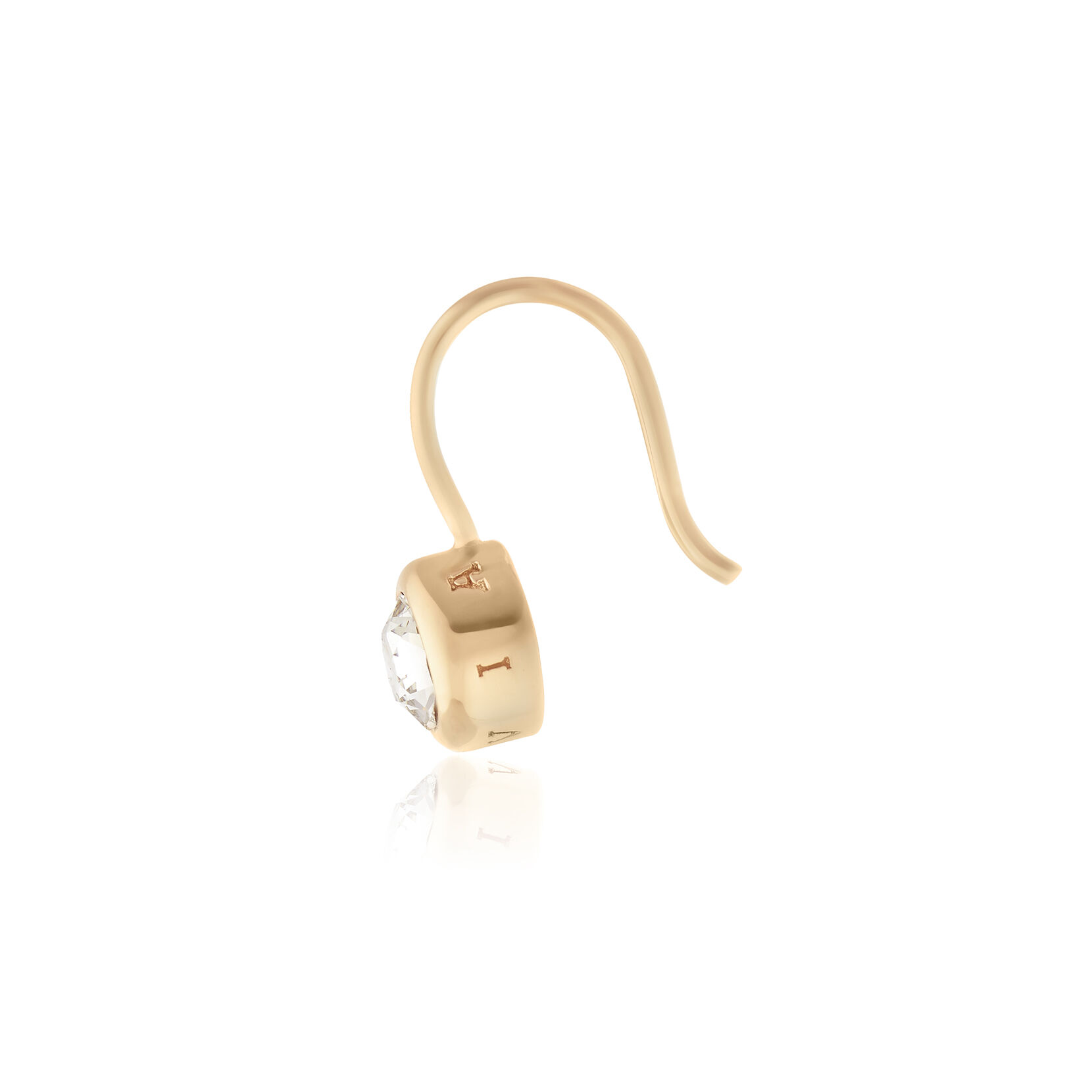 Boucles d’oreilles Classic Drop Crystal or