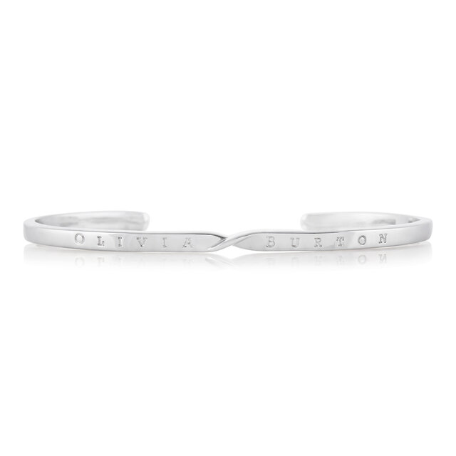 Bracelet torsadé classique en argent