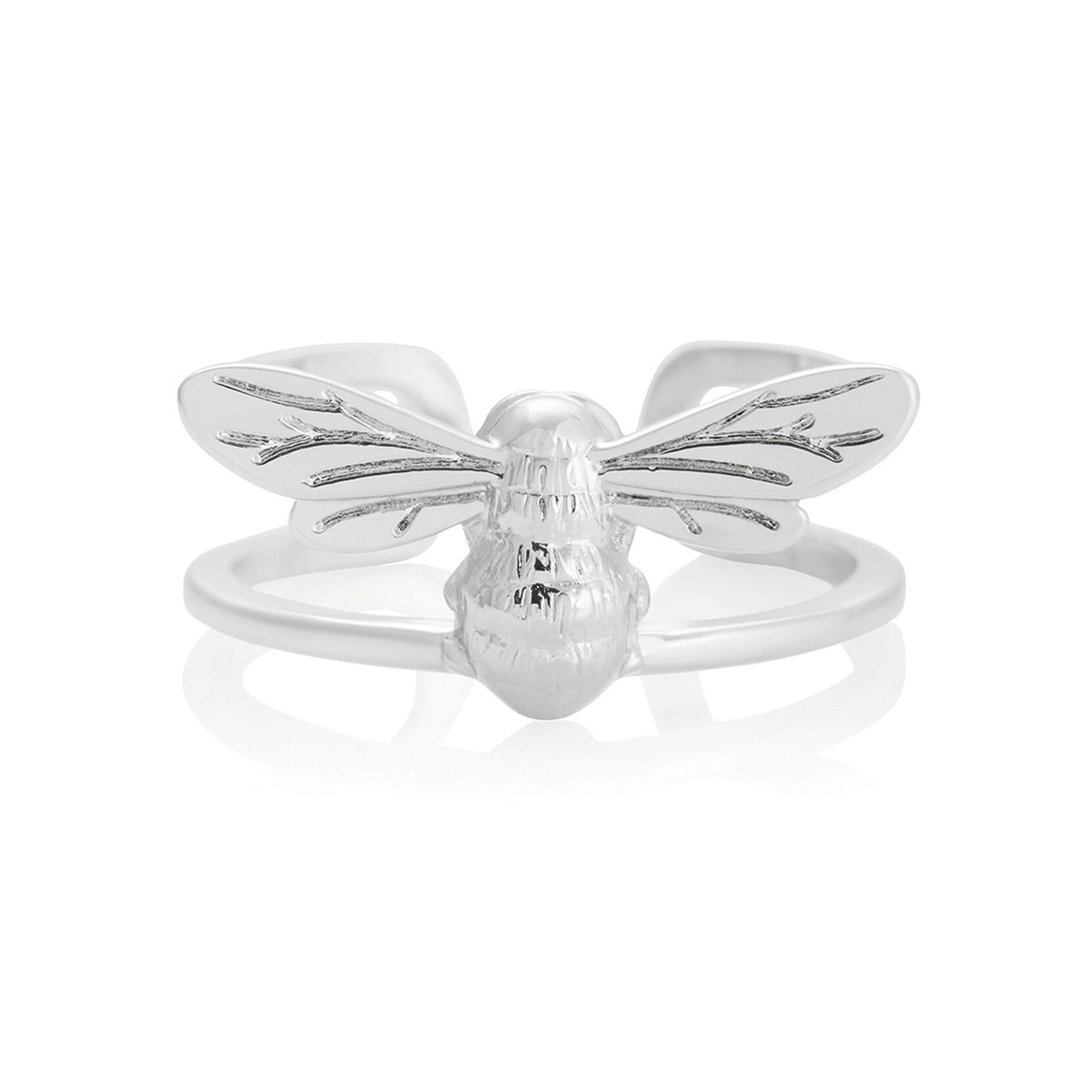 Silver Bee Ring