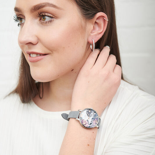 Eco Friendly Grey & Silver Watch
