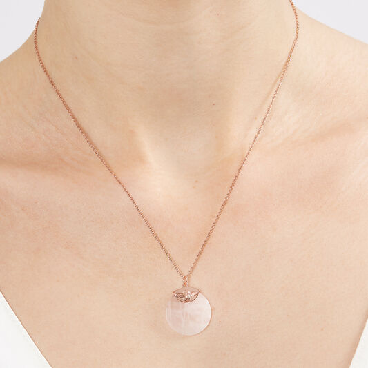 Semi Precious Rose Gold & Rose Quartz