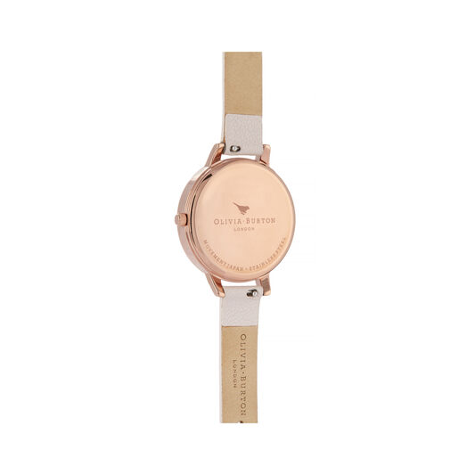 Watercolour Florals Nude & Rose Gold Watch