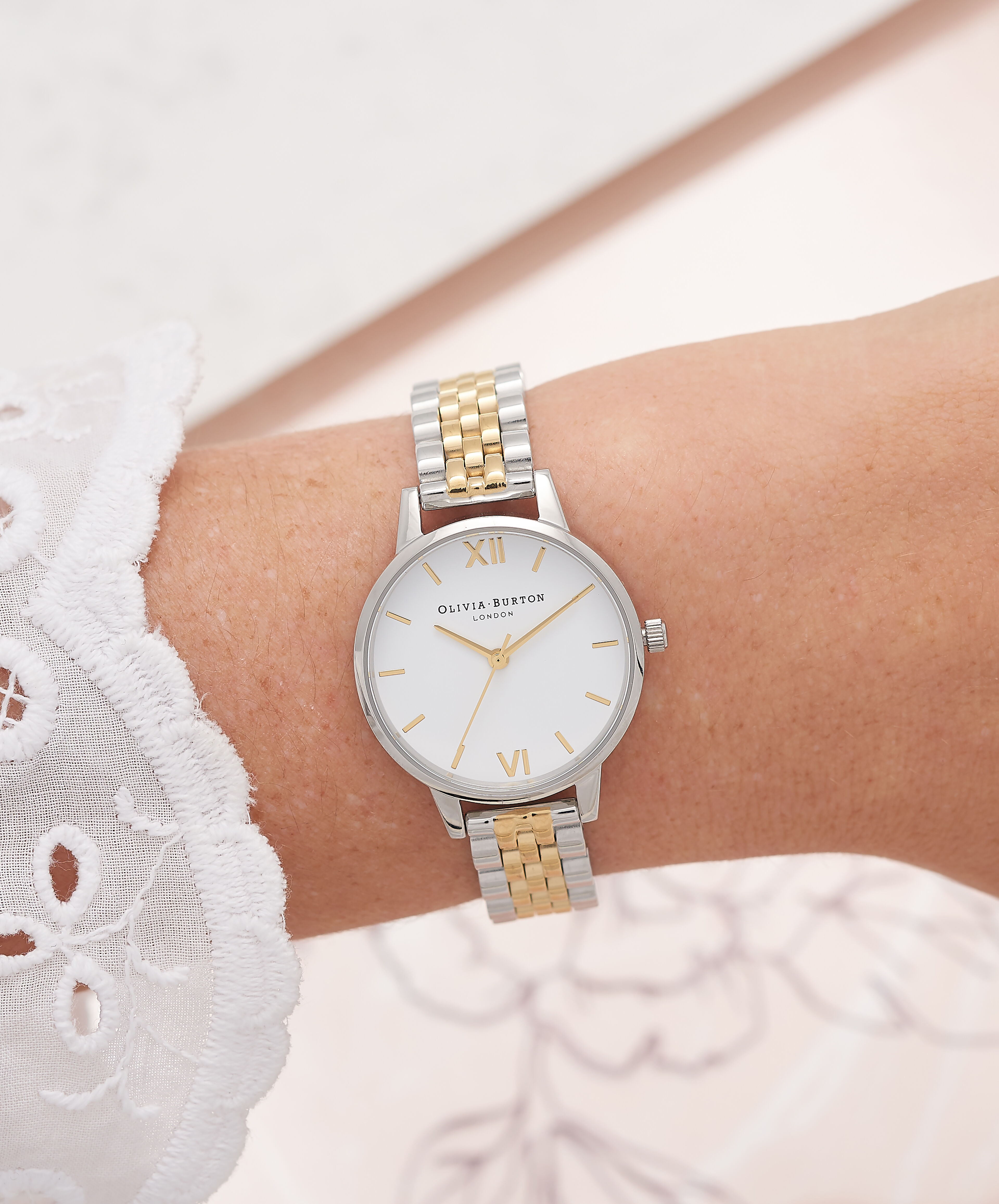 Olivia burton on sale silver watch