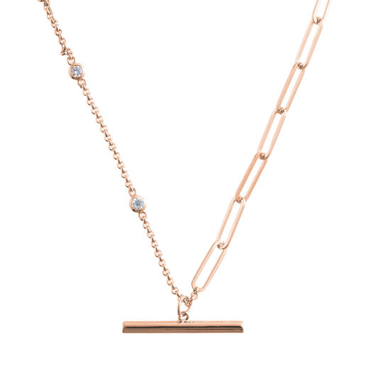 Collier Classic Mismatch Tbar or rose