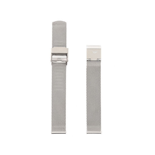 Midi Dial Silver Mesh Strap