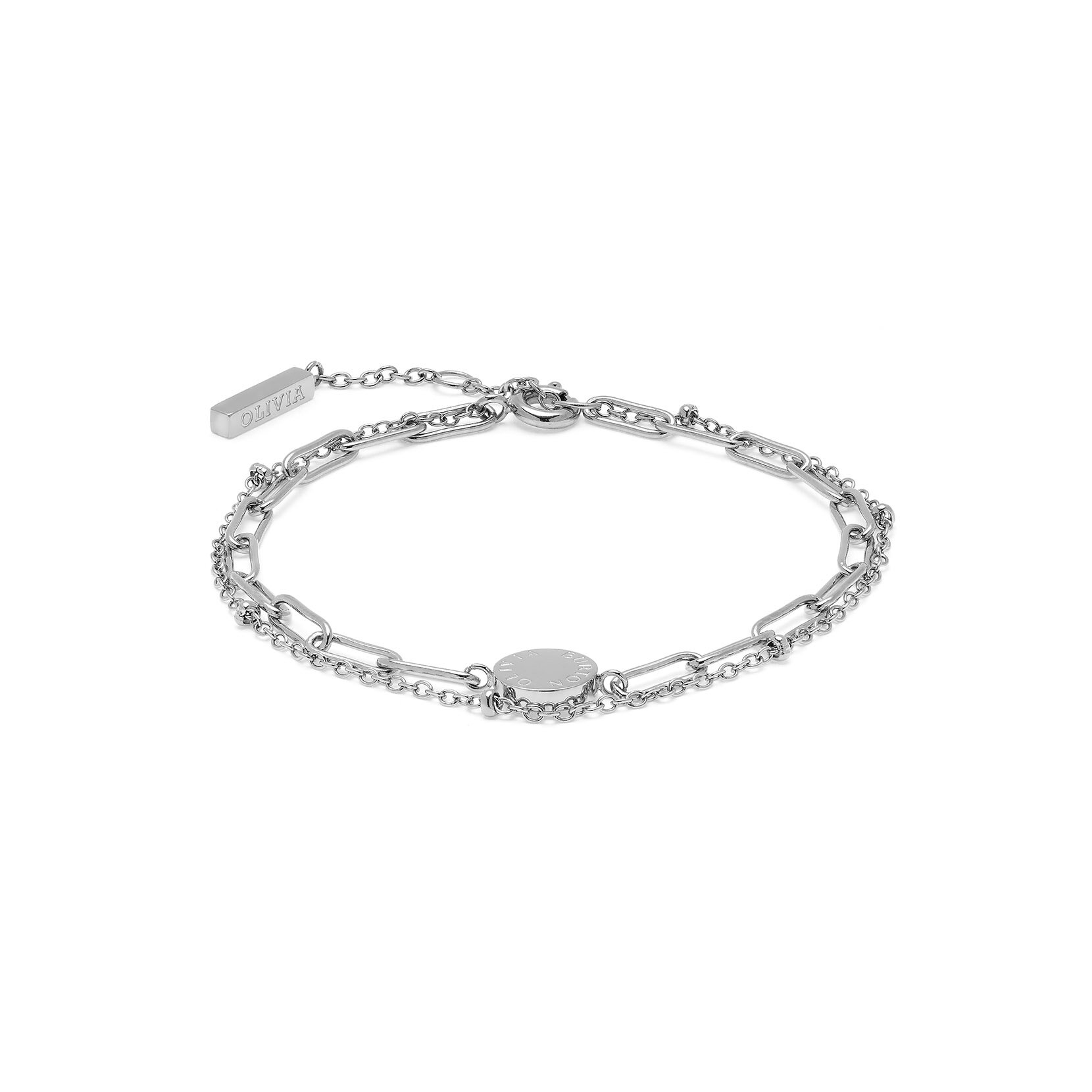 Illusion Silver Stacking Bracelet