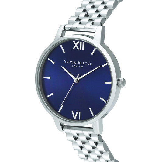 Shoreditch Classic, Midnight & Silver Bracelet