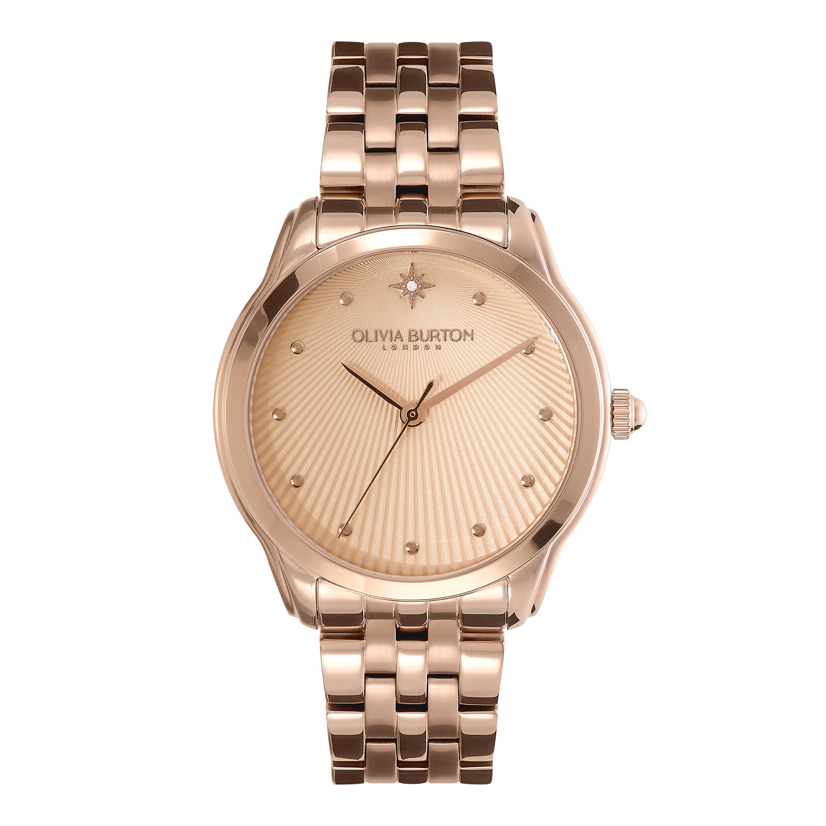 36mm Starlight Carnation Gold Bracelet Watch