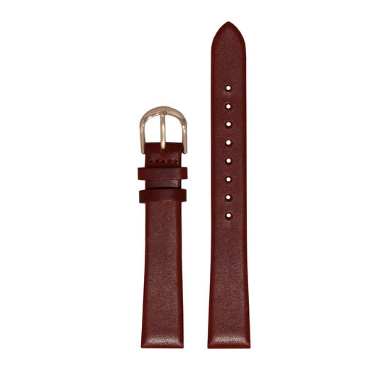 Big Dial Burgundy & Rose Gold Strap