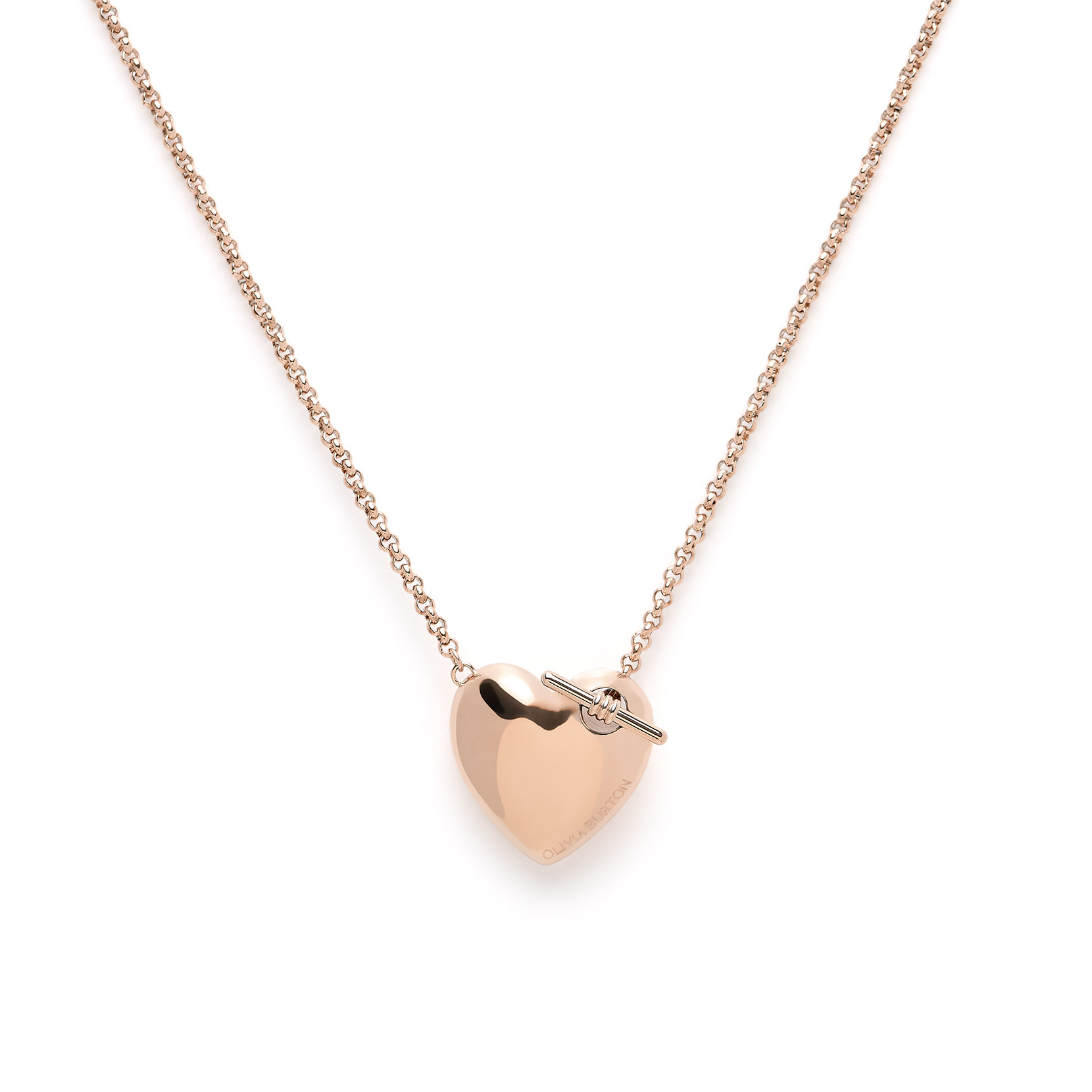Olivia burton necklace rose gold discount